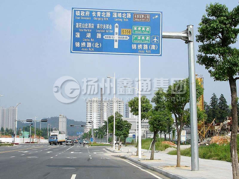 BZG-008，交通標志桿，八棱交通標志桿